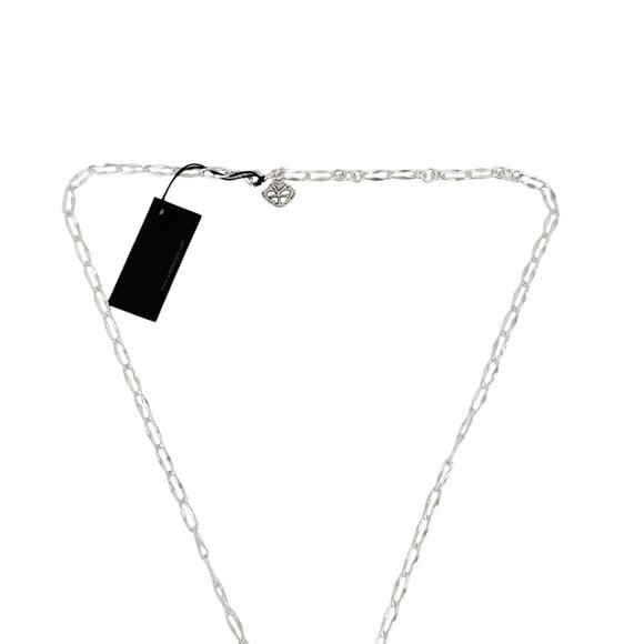 VIRGINS SAINTS & ANGELS Disco Virgin Charm Necklace Silver&Light Colorado Topaz - Picture 6 of 7